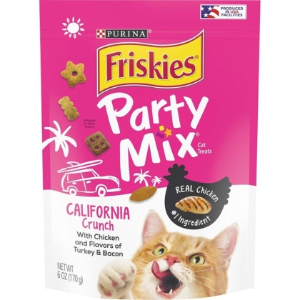 Friskies Party Mix Crunch Treats California Crunch - 6 oz