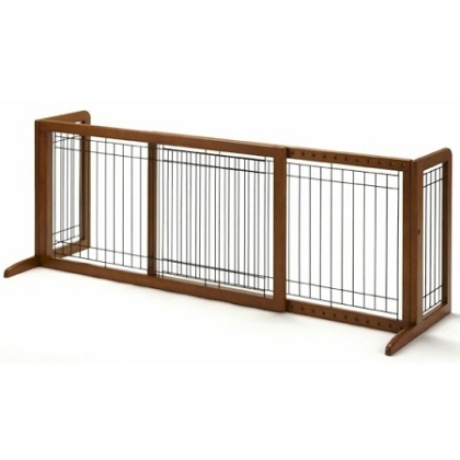 Large Bay Isle Freestanding Pet Gate - Tall