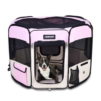 Pink - JESPET Pet Dog Playpens 36\