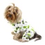 White - Playful Dinosaur Flannel Pajamas - S