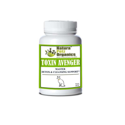 Toxin Avenger Max* Master Detox & Cleansing Support For Dogs And Cats* - CATS 90 caps / 250 mg. Size 3