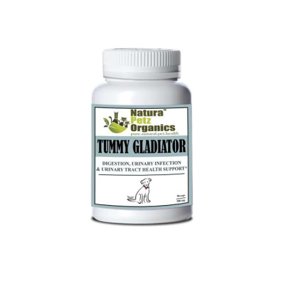 Tummy Gladiator - Digestion, Adjunctive Reflux & Urinary Tract Support* - Dog / 90 caps / 500 mg/Size 1