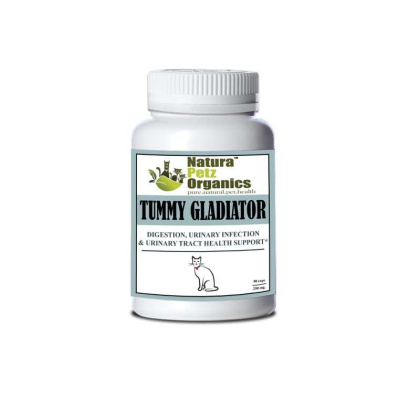Tummy Gladiator - Digestion, Adjunctive Reflux & Urinary Tract Support* - Cat / 90 caps/ 250 mg/ Size 3