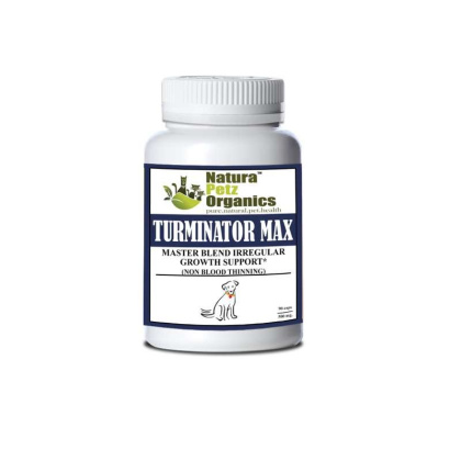Turminator Max* Master Blend Irregular Growth Support (Non Blood Thinning) For Dogs & Cats* - DOGS 90 caps - 500 mg. Siz 1 Cap /