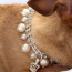 Rhinestone & Pearl Crown Necklace - 10